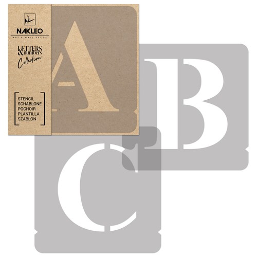Pochoirs lettres chiffres - lettres,
