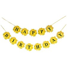  Happy Birthday Banner Décorations De Fête Bannière D'anniversaire