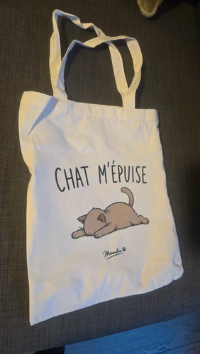 Tote bag chat mignon - chat,