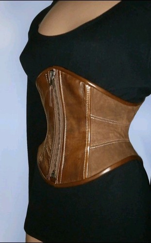 Corset serre taille cuir - serre-taille,