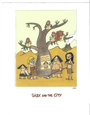 EX-LIBRIS (ou tiré-à-part) de SILEX and the CITY de Jul - Format 24x21 - TBE.