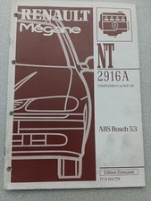 Rta Revue Manuel Technique Renault Mégane ABS Bosch 5.3 7711194779 Xr25 