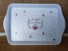 Lot Revendeur De 12 Petit Plateaux Mélamine 17 X 12 cm Neuf 