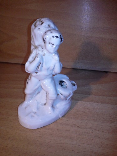 Ancien encrier porcelaine - encrier,