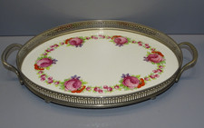 -JOLI PLATEAU FOND PORCELAINE