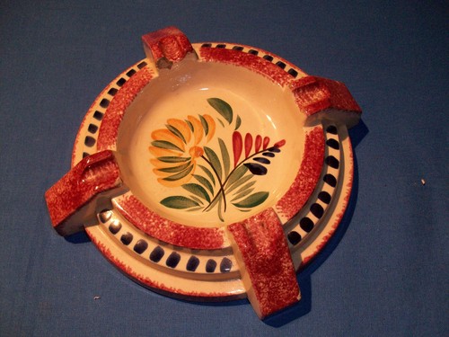 Cendrier ancien faience - cendrier,