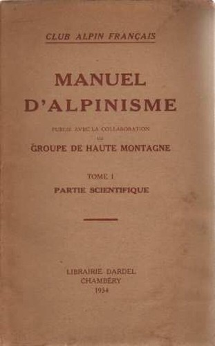 Manuel alpinisme tome 1 - manuel,
