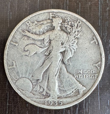 USA - 1/2 DOLLAR LIBERTY WALKING 1935 PHILADELPHIE