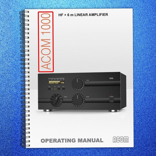 Acom 1000 linear amplifier - acom,