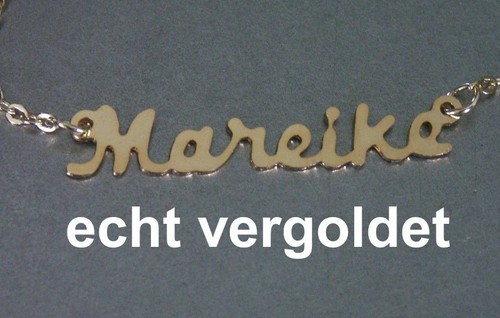 Collier prénom mareike or - en,