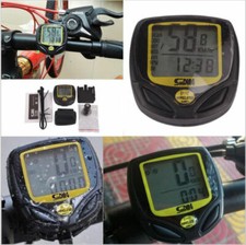 Sans Fil LCD Vélo Ordinateur Speedo Odomètre Imperméable Compteur Bicyclette