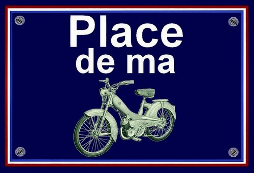 Plaque place de ma - ",