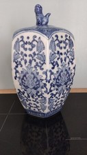 Vase BLANC & BLEU PORCELAINE