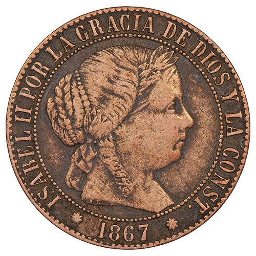 Espagne centimo 1867 - -,