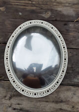 Oeil de sorcière vintage cadre blanc.