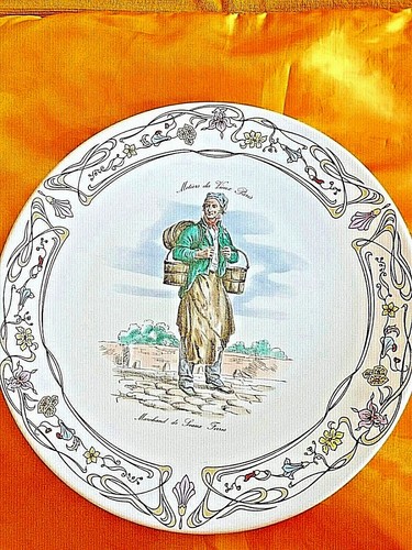 Ancienne assiette porcelaine