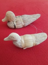 Lot de deux Canards bois et