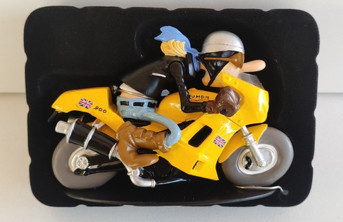 Figurine moto résine joe - résine,