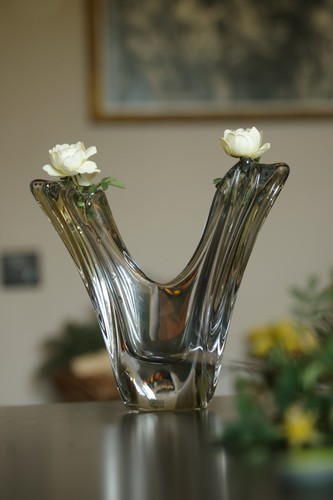 Vase daum france croix - vase,