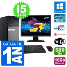 PC Tour Dell 990 Ecran 27"