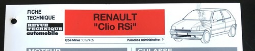 Fiche technique automobile - technique,