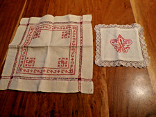 Linge ancien Lot de 2