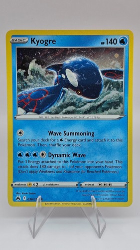 Kyogre 036 159 crown - kyogre,