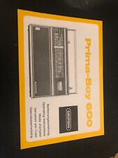 notice transistor "prima-boy