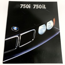 BMW 750i iL / XXL brochure catalogue 44p DE 1989 / top!