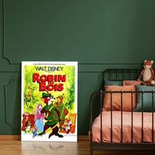ROBIN DES BOIS - WALT DISNEY - Repro affiche Ciné (1973) (60 X 80) HQ