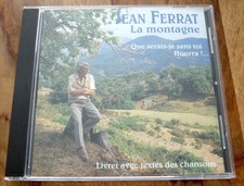 CD Jean Ferrat - La Montagne - 10 titres + Livret avec textes des chansons. 1995