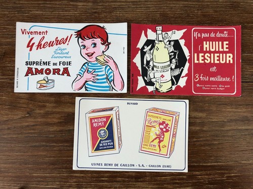 Buvards anciens huile - buvards,