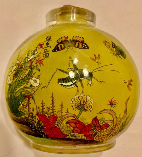 Tabatière chinoise verre - tabatière, en