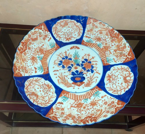Grand plat imari 19e - plat,