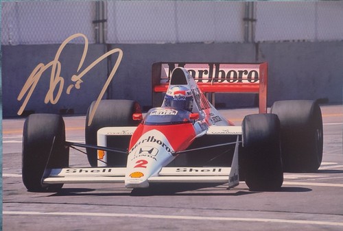 Photo signée alain prost - photo,