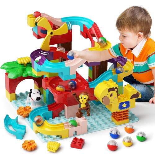 Piste billes blocs enfants - piste, de