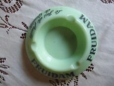 Cendrier publicitaire rond FRUIDAM Vert clair - le jus de fruit de qualité 14cm