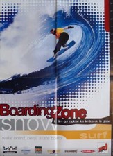 BOARDING ZONE - EASY RIDER / SPORT / 4 THE SEA / SNOWBOARD / SURF - POSTER