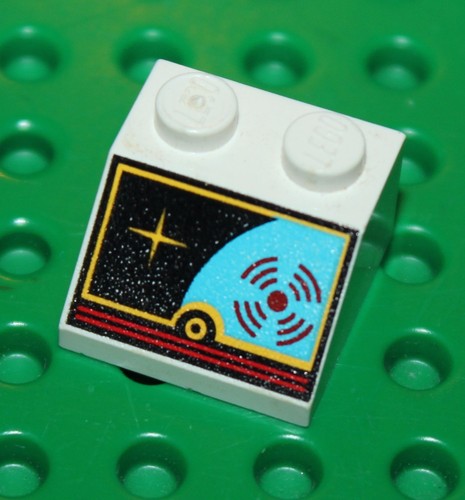 Lego white slope 2x2 with - 45,