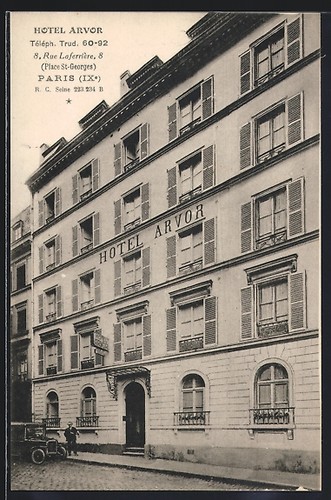 Cpa paris hotel arvor 8 - paris,, arvor,