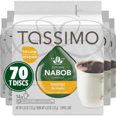 Tassimo nabob breakfast blend - nabob,