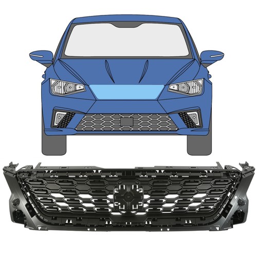 Grille calandre pour - grille,