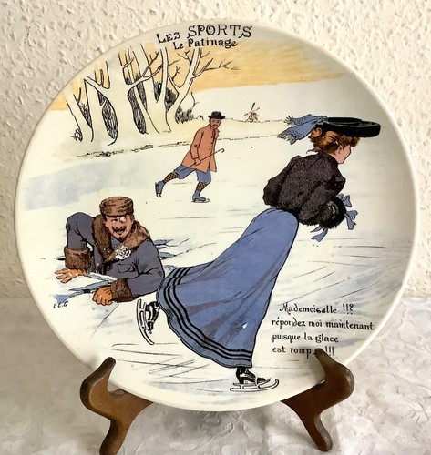 Assiette parlante boch keramis - assiette,