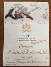 Étiquette  Mouton Rothschild 1996 - 75 cl.