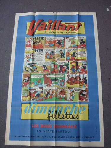Affiche vaillant placid et - affiche,
