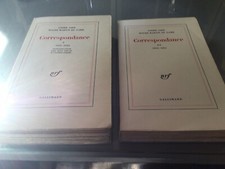 livres anciens de collection numéroté.Correspondance Gide/Martin Du Gard.2 Vol.