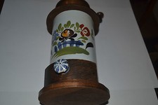 MOULIN A CAFE BOIS FAIENCE