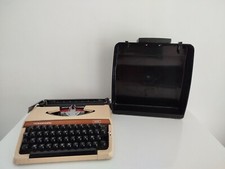 Brother Nogamatic 400 Machine À Ecrire Vintage Beige Marron Couvercle Japon Rare