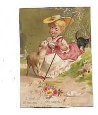 Ancien Chromo fond or