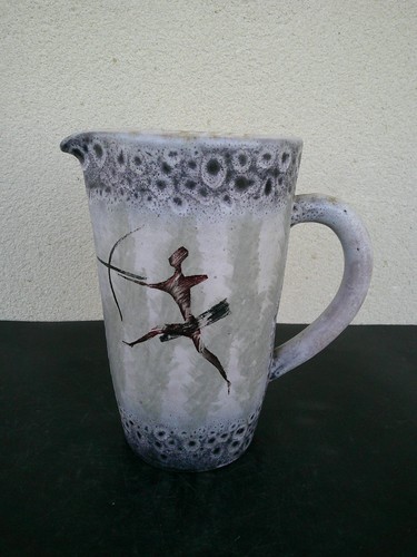 Pichet ceramique decor - en,